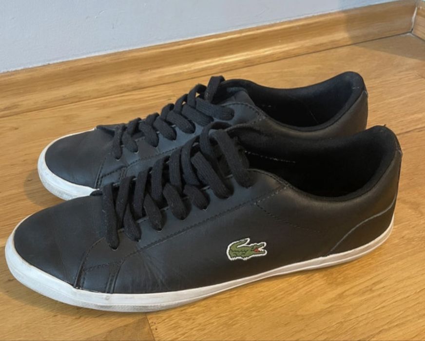 Meskie czarne buty lacoste rozmiar 41