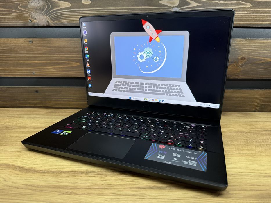 MSI Vector GP66HX  RTX3070Ti 8GB 15,6" 2K 165Hz i7-12890HX/16GB DDR 5/M2 1TB /8%