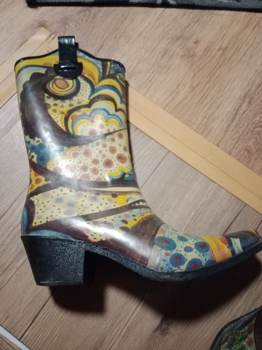 Sprzedam kalosze ręcznie malowane