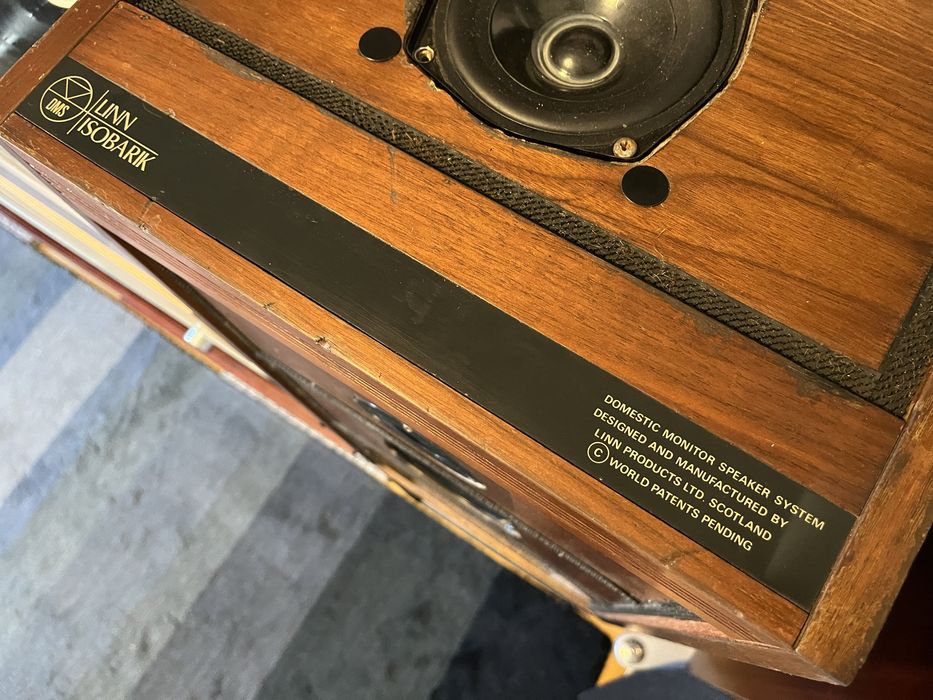 Linn Isobarik DMS, colunas vintage de referência