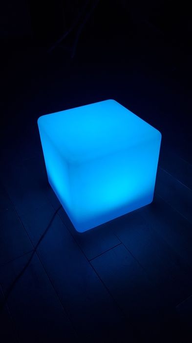 Lampka kostka led rgb z pilotem
