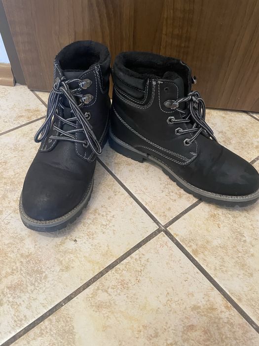 Czarne traperki Vices 37