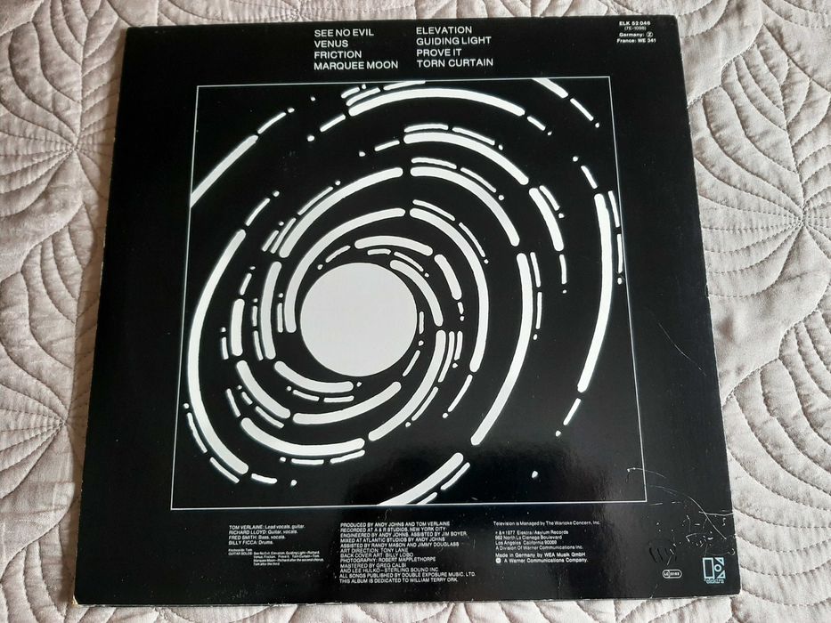 Television - Marquee Moon - Germany - Vinil LP