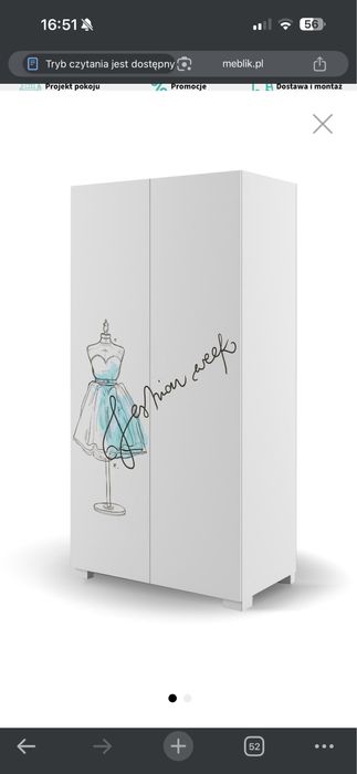 Meblik szafa i biurko