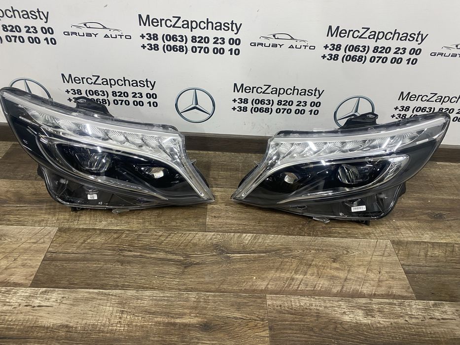Mercedes w 447 vito v клас фара права ліва led intelligent light syste