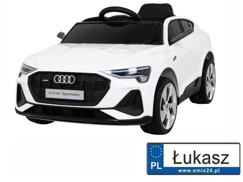 Autko Audi E-Tron Sportback Biały QLS-6688 na Akumulator