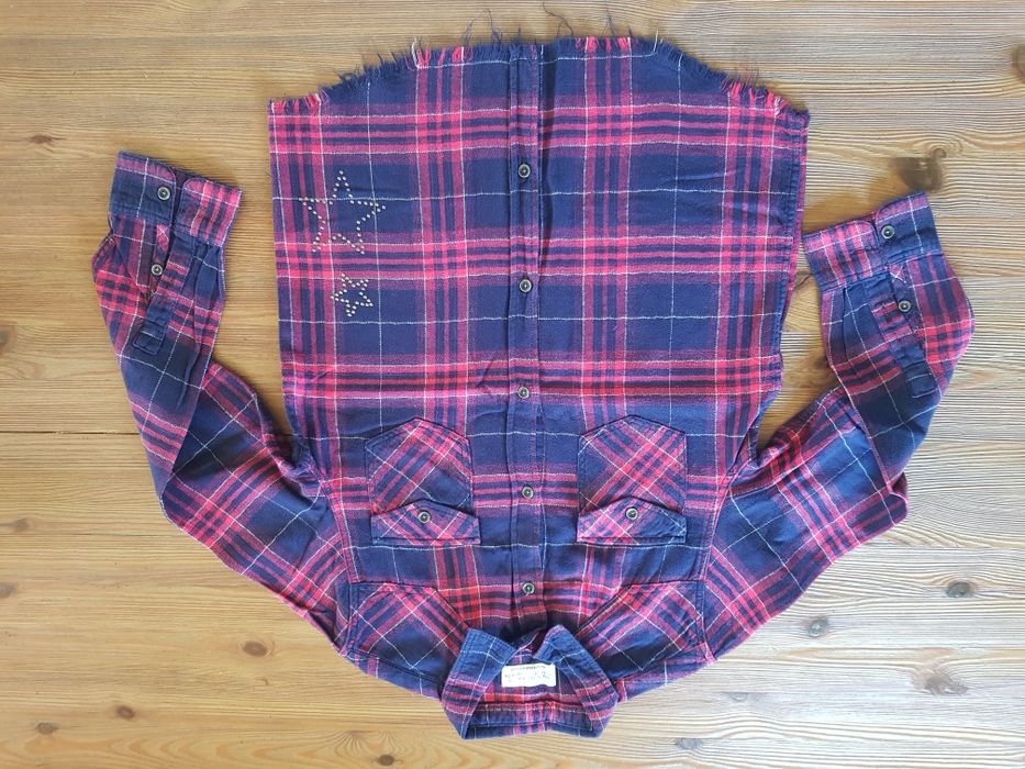 Koszula w kratę, flanelka Zara 134 cm