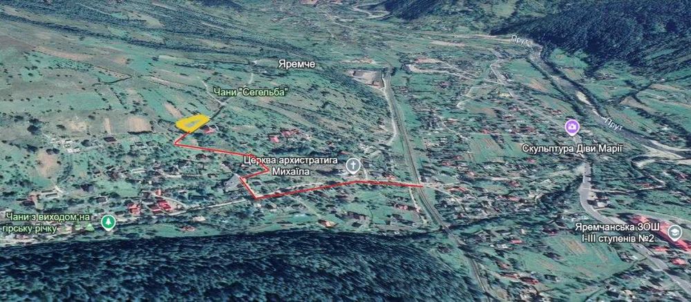 Продаю земельну ділянку в курортному Яремче! Район Дора - 11соток