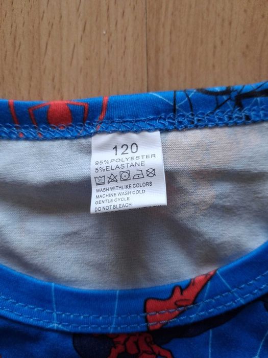 Pijama Homem-Aranha Criança Tamanho 120
