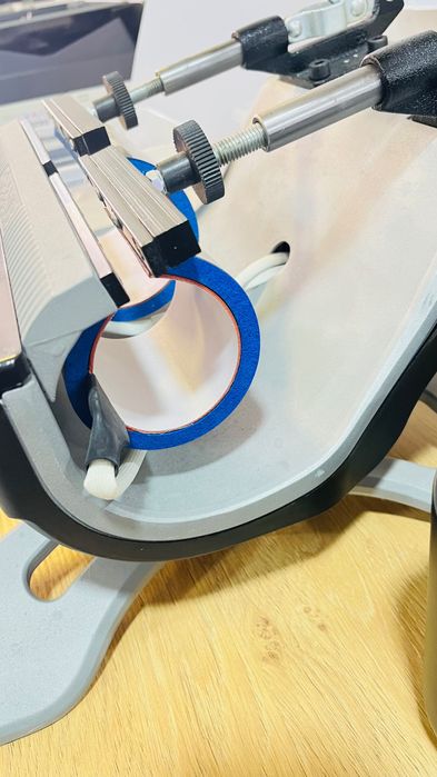 Prensa de canecas dupla