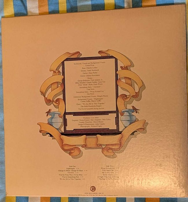 Vinyl - Carole king - Wrap around joy - 1974