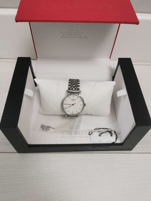 Tissot Szwajcarski zegarek damski jak nowy szafirowe szkielko K