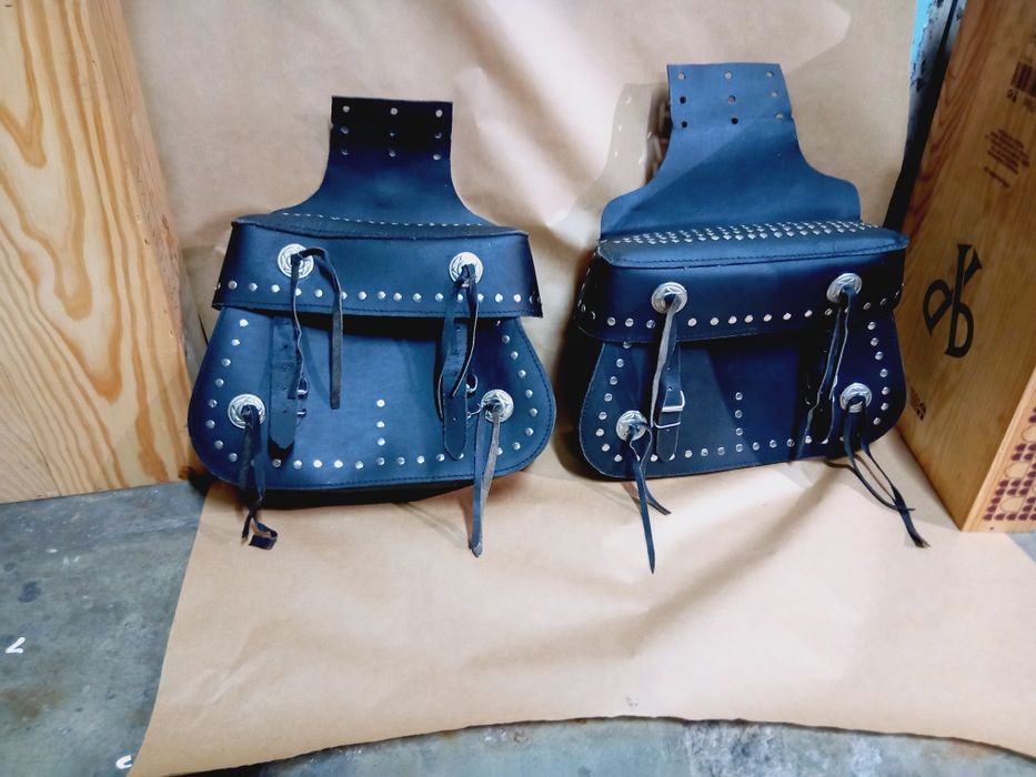 Malas em couro para moto