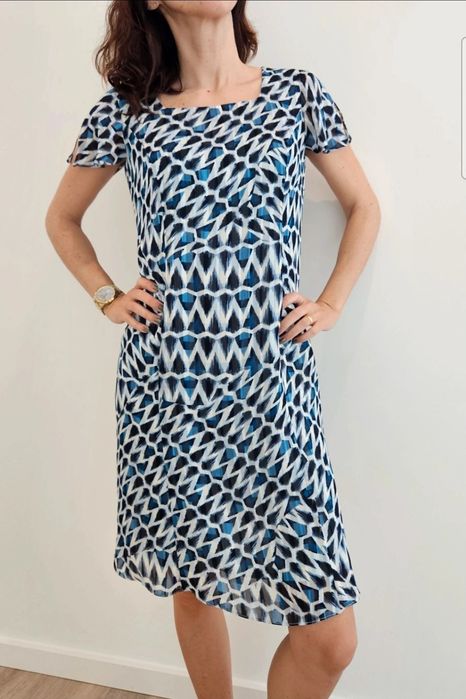Vestido azul de verão 40