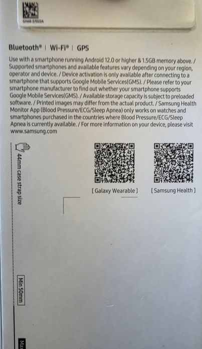 Samsung Galaxy Watch8 44mm novo em caixa