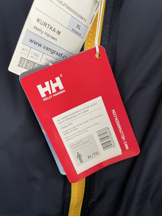 Helly Hansen hh reversible puffer jacket granatowa żółta XXL 2XL NOWA