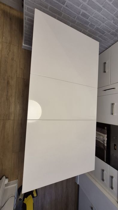 Biały stół na wysoki połysk Irys 2