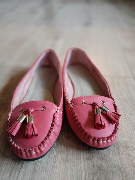 espadryle damskie różowe