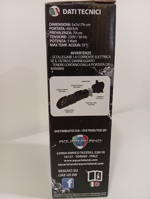 Filtro para aquário