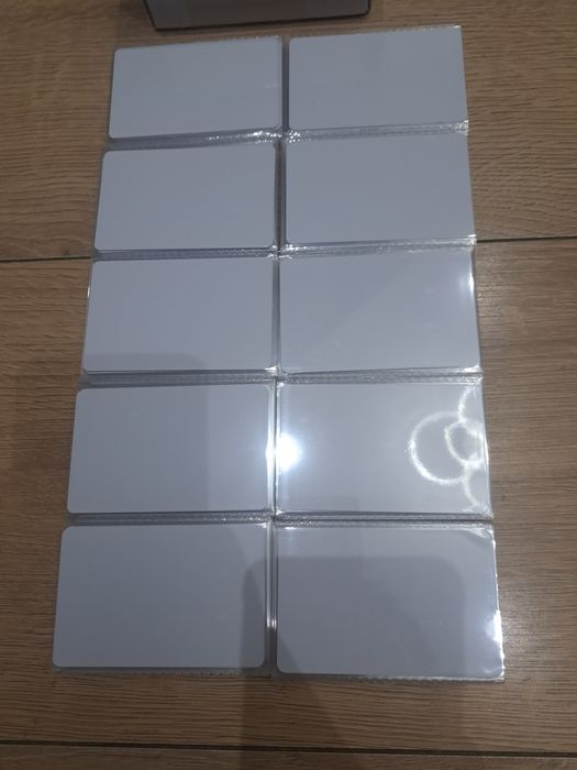 YARONGTECH (100 sztuk) RFID 125 KHZ EM4100 puste białe zapisywalne kar