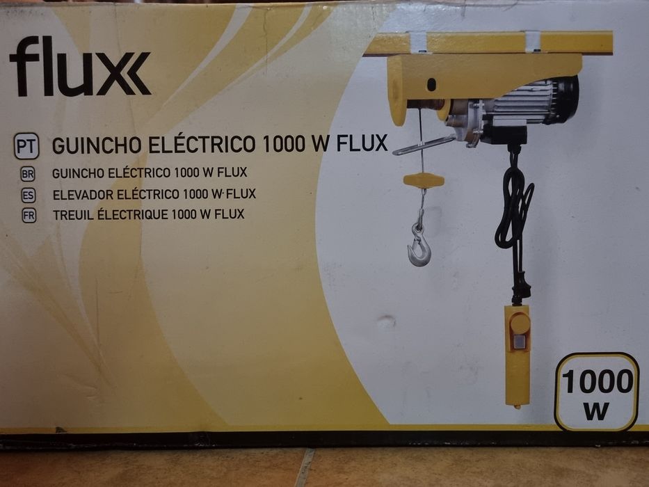 Guincho Elétrico 230V FLUX 1000W (250/500kg) -  NOVO
