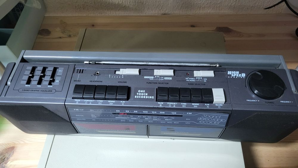 Rádio Telefunken Duplo Deck