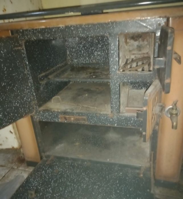 Forno a lenha placa água