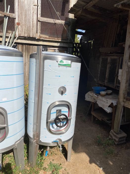 2 cubas inox 16 almudes