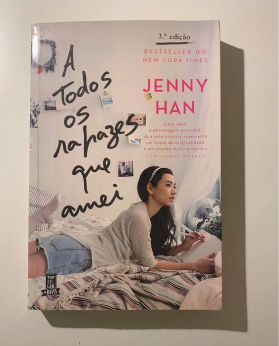 Livro: “A Todos Os Rapazes Que Já Amei”, Jenny Han