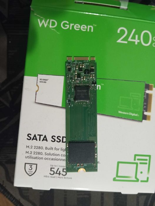 Dysk sata SSD WD green 240GB NOWE