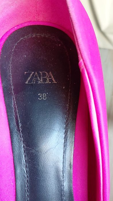 Sapatos cor de rosa Zara Tam 38
