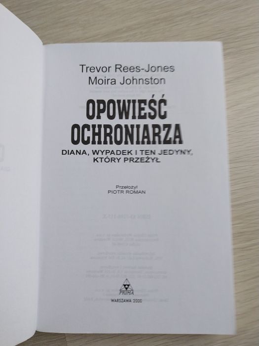 Książka Opowieść Ochroniarza Trevor Rees-Jones