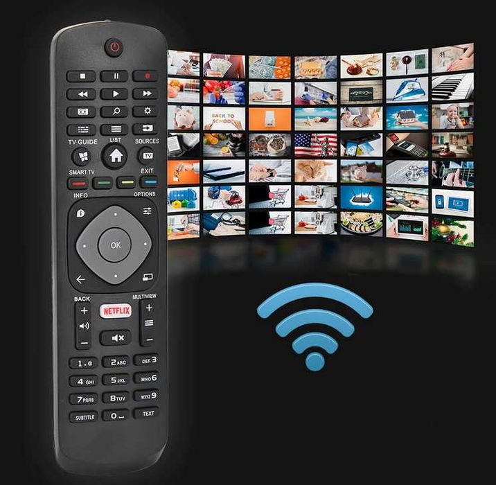 Pilot do Wszystkich Telewizorów PHILIPS Uniwersalny Netflix Smart TV