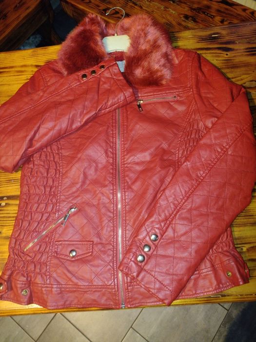 Kurtka ramoneska ocieplana