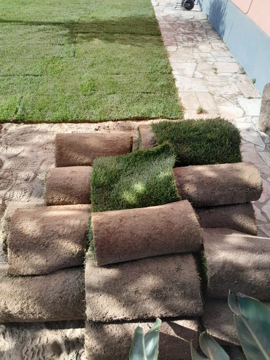Relva natural em tapete, sintética,jardins, piscinas,decks,canalizador