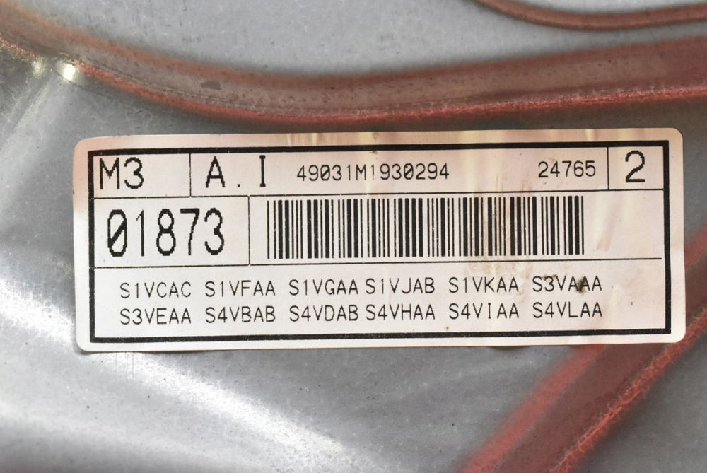 podnośnik szyby lewy przód eu 1m0837755 seat toledo 2 ii 99-06