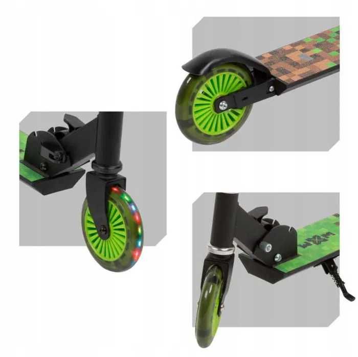 Hulajnoga dziecięca świecąca KIDWELL WXM SKIPO koła LED do 50 kg