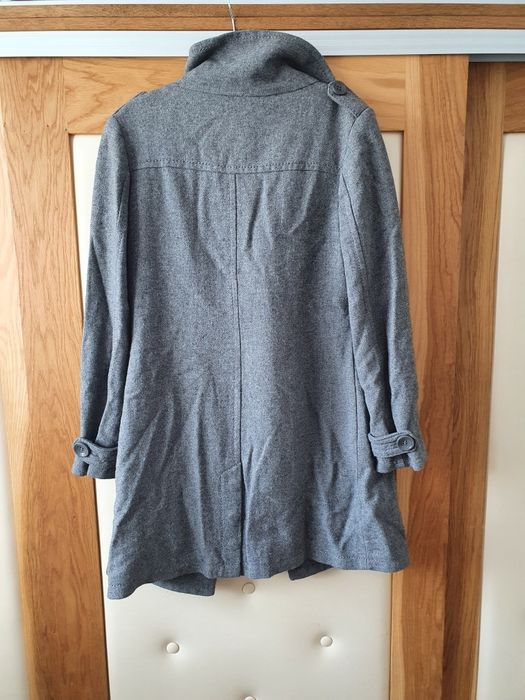 Płaszcz, 60% wełna, 40% wiskoza, H&M Divided, rozm.38