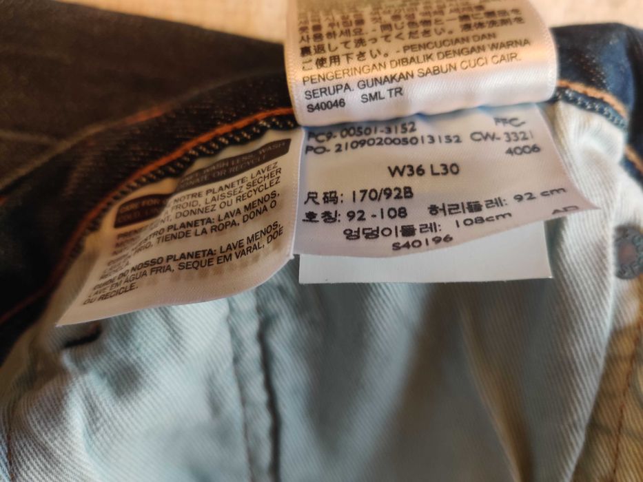 Spodnie męskie jeans Levi Strauss