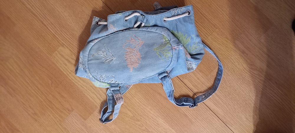 Джинсовий рюкзак -ZARA.