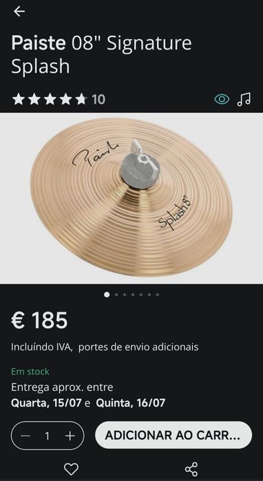 Kit de pratos Paiste série 2002/Rude/Signature