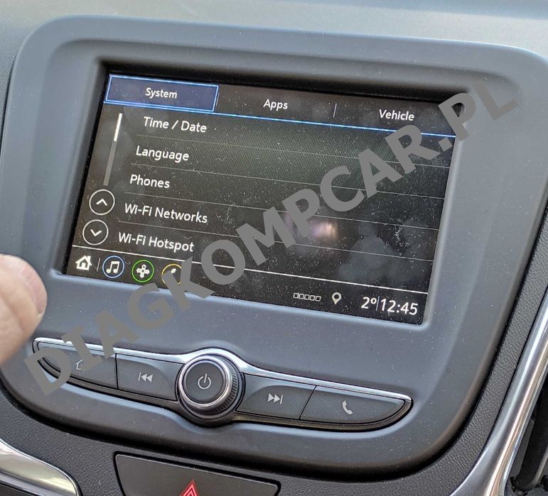 Chevrolet GMC Buick Cadillac, menu polskie - konwersja z USA na Europę