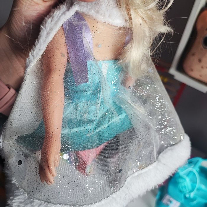 Zestaw Elsa meble ,lalka