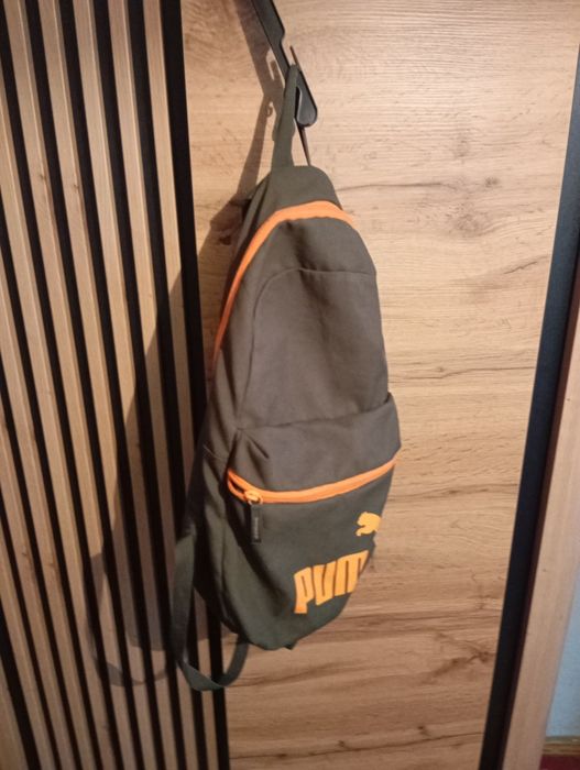 Plecak Puma zielono-pomarańczowy