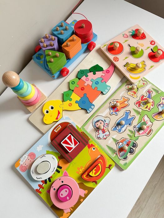 Дитячий сортер, іграшки для розвитку, сортери дерево екологічні