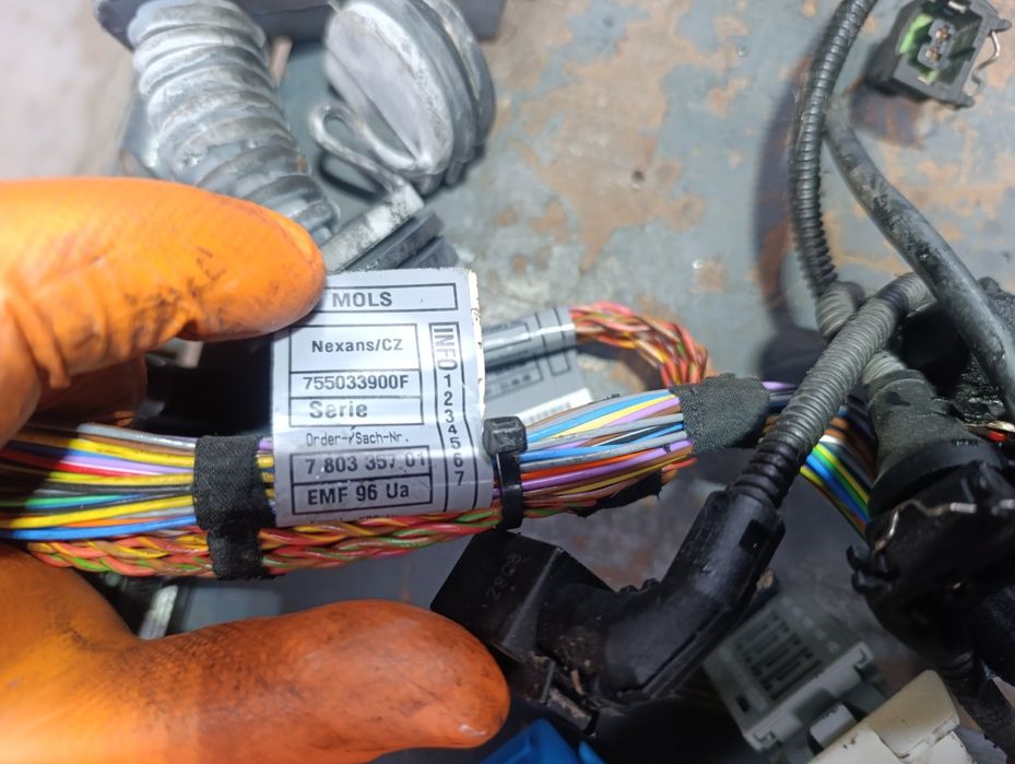 BMW E60 3.0d 235km. Wiązka silnika wersja manualna skrzynia