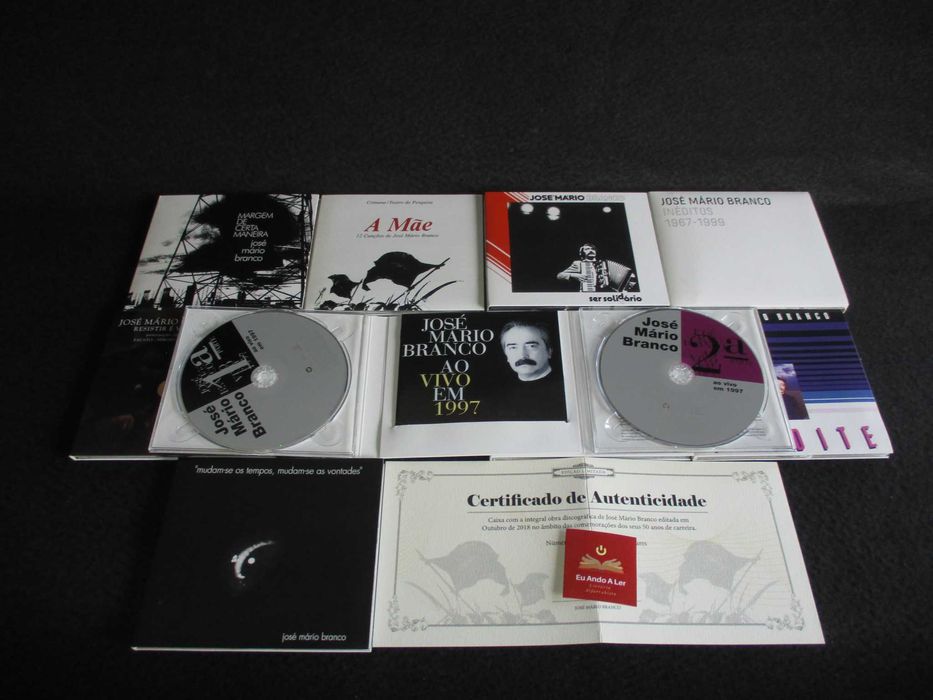 CD's de Música Portuguesa Fausto Zeca Afonso José Mário Branco Adriano