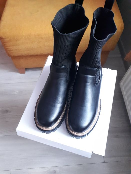 Nowe buty damskie sztyblety roz39