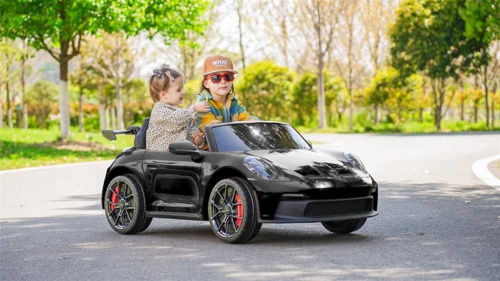 Дитячий електромобіль Porsche 911 GT3 640W: двомісний, швидкість 12км