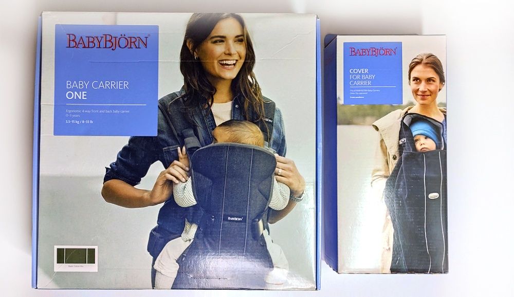 BabyBjorn переноска сумка-кенгуру + Флисовый чехол с капюшоном + Бонус